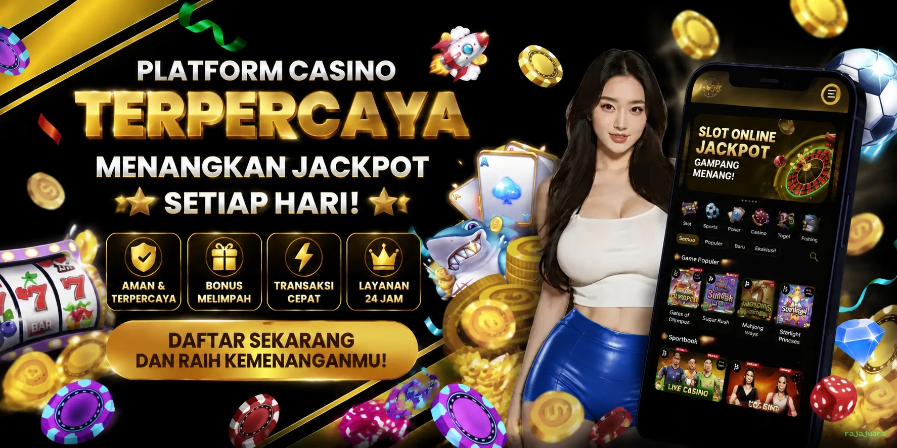 Ikon aplikasi rajajuara resmi